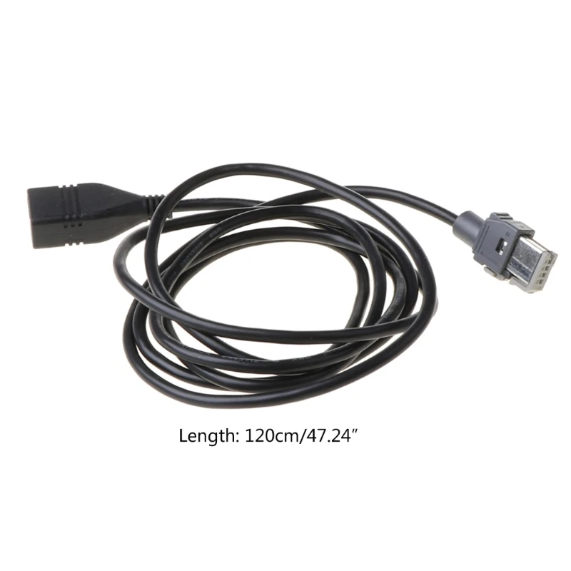 Автомобилен конектор за пренос на мултимедийни данни, авто USB адаптер, USB кабел, адаптер5