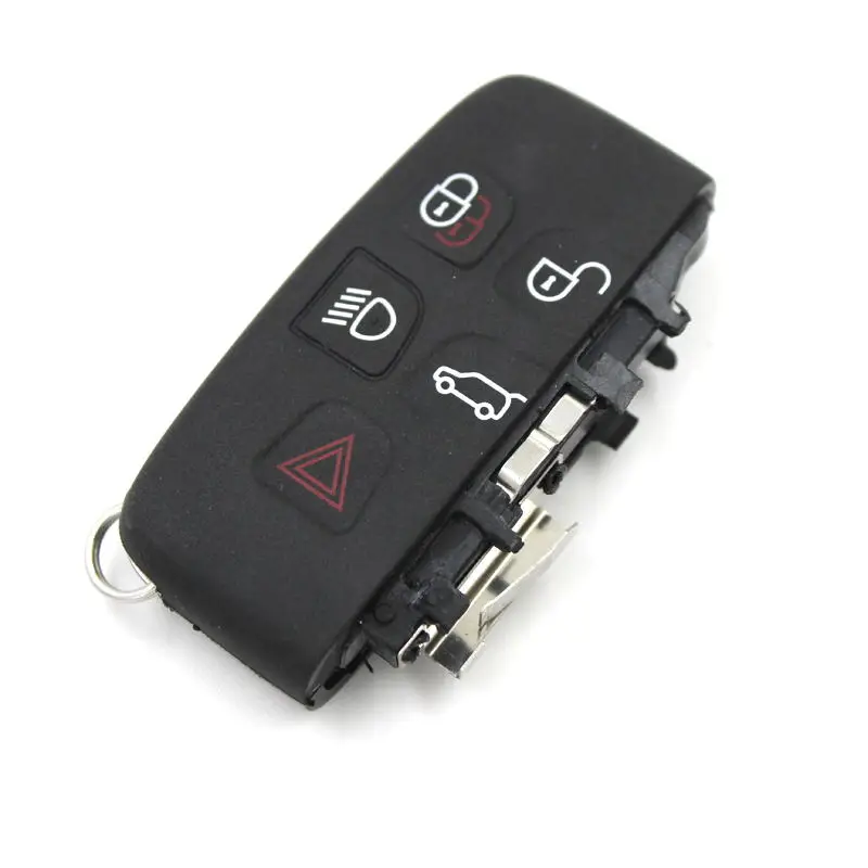 Подмяна на 5 Бутона Smart Remote FOB Keyless Shell Key Blank w Key Blade за Land Rover RANGE Rover EVOQUE Sport, DISCOVERY 43