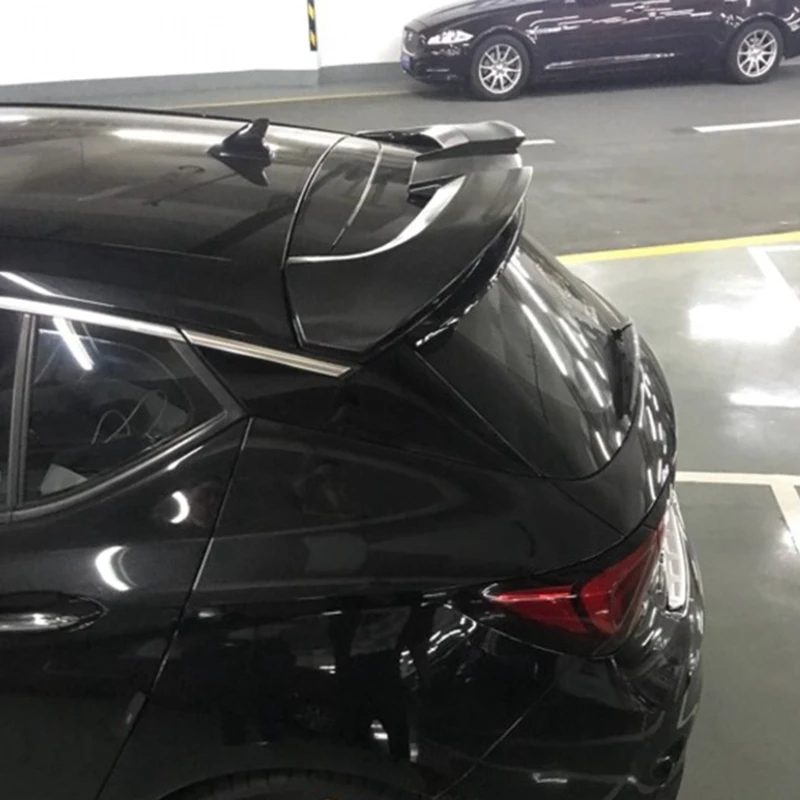 Висококачествен Спойлер От ABS Материал За Opel Astra K 2015-2018, Лъскаво Черно Или От Въглеродни Влакна, Оцветени В Цвета на Купето и Задното Крило1