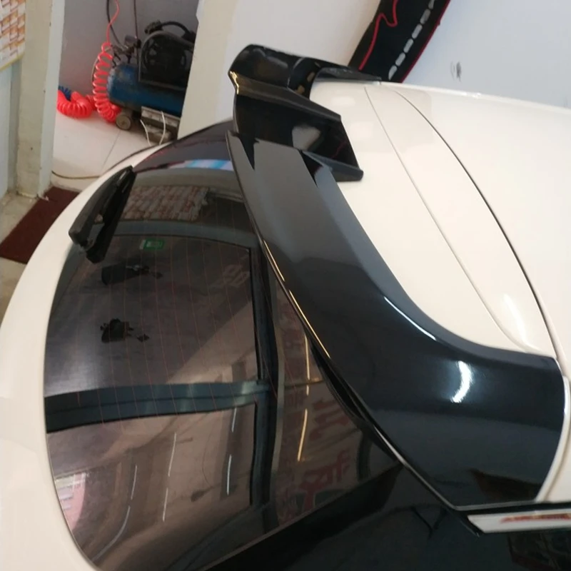 Висококачествен Спойлер От ABS Материал За Opel Astra K 2015-2018, Лъскаво Черно Или От Въглеродни Влакна, Оцветени В Цвета на Купето и Задното Крило3