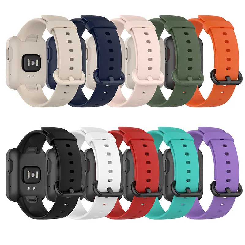 Спортен каишка за smart-часовници, силиконов взаимозаменяеми каишка за часовник унисекс, каишка за Xiaomi Redmi Mi Watch Lite Montre Homme0