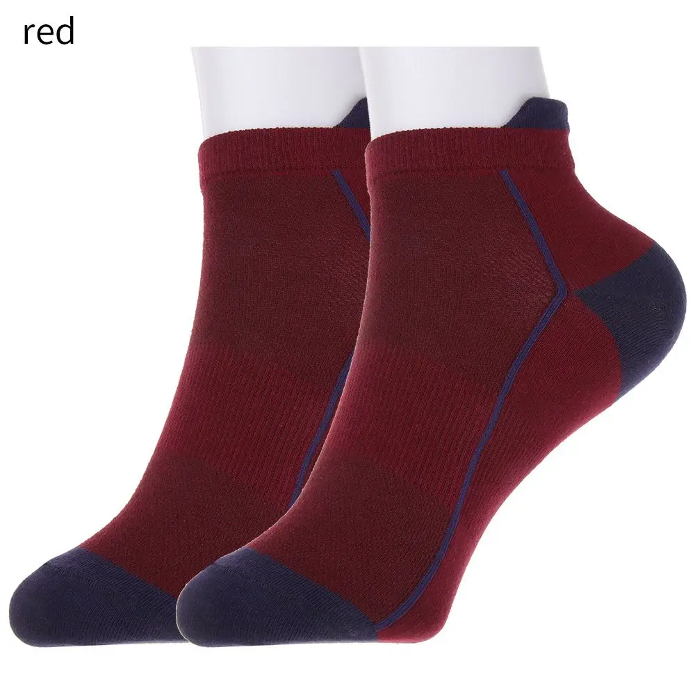 Модни бързо съхнещи чорапи до глезена, къси баскетболни тънки дишащи мъжки спортни чорапи от органичен памук5