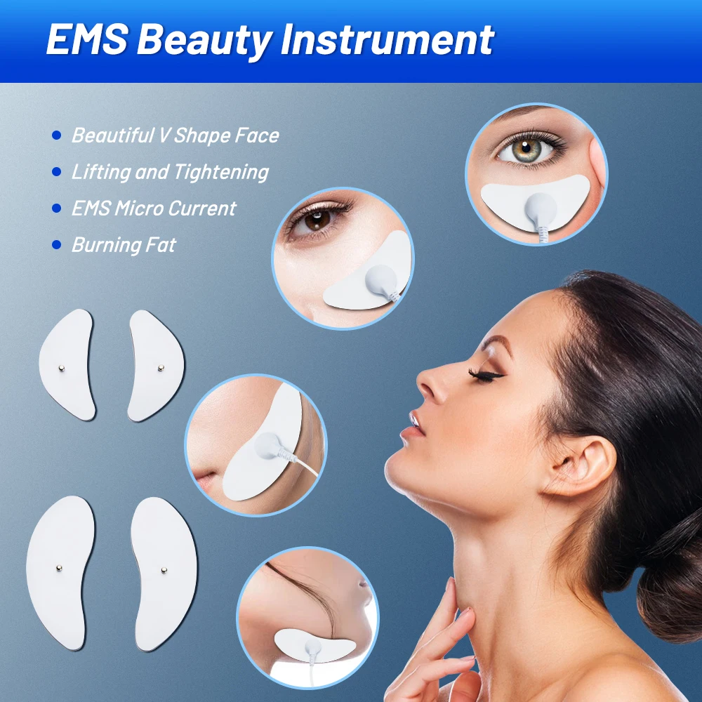 Устройство за красота на очите EMS Премахва бръчки, инструмент за стягане на кожата, V-образно устройство за лифтинг на лицето, лифтинг против бръчки1