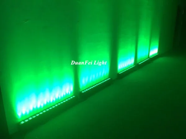 Висока яркост, led подсветка за измиване на стени 18x10 W RGBW 4в1 led панел за измиване на стени IP20 Без непромокаем панел за измиване0
