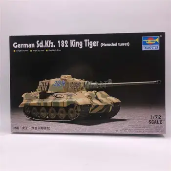 1:72, Втората световна война Немски Кула на танк Tiger King Henschel Военна Монтаж Модел на Военна Техника 07201