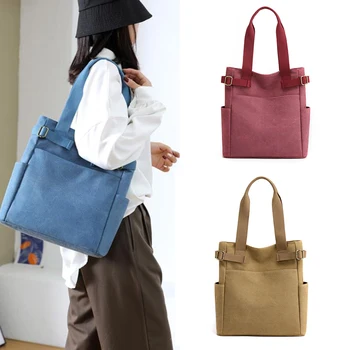 2023 Дамски Чанти през рамо, луксозна дизайнерска преносима холщовая чанта, Нови Ежедневни Сгъваеми чанти за многократна употреба за пазаруване с голям Капацитет