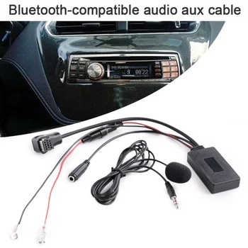Автомобилен Bluetooth-съвместим приемник за Pioneer Ip-Bus 11Pin адаптер Aux-приемник на радио стерео AUX адаптер-кабел за микрофон