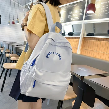 Водоустойчив обикновен женски раница, дамски кавайная найлон училищна чанта за момичета, студентски училище раница за лаптоп, чанта за книги