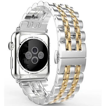 Каишка от неръждаема Стомана за Apple Watch серия Ultra 49 мм 8 7 45 мм 41 мм Взаимозаменяеми каишка за часовник iWatch 6 5 4 SE 3 44 мм 40 мм 42 мм