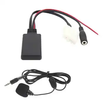 Кола Стерео Радио Аудио AUX кабел за Удължаване на кабели Кабел за Телефон Hands Free Mic Адаптер за Mazda 2 / 3 / 5 / 6 / MX5/RX8 2006-On
