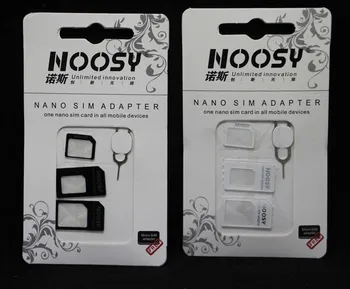 Комплект адаптери за нано-SIM-карти 4 в 1, стандартна карта Micro SIM, конвертор с игла за мобилен телефон Samsung Tablet