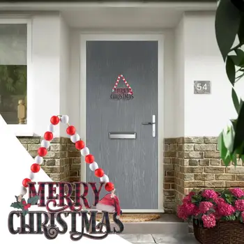 Окачване на входната врата, висока якост, привлекателен, който подобрява атмосферата Коледен орнамент за домакинство