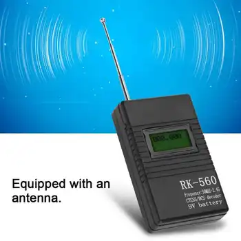 Преносим брояч честота 50 Mhz-2,4 Ghz RK560 Ръчно измерване на честотата на работа с един бутон