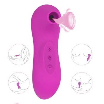 Секс играчки за възрастни за Смучене Орален Секс Близането на Клитора Вибратор-Издънка на Вибрация Език Вагинален Стимулатор на Клитора Вибратор За Зърното